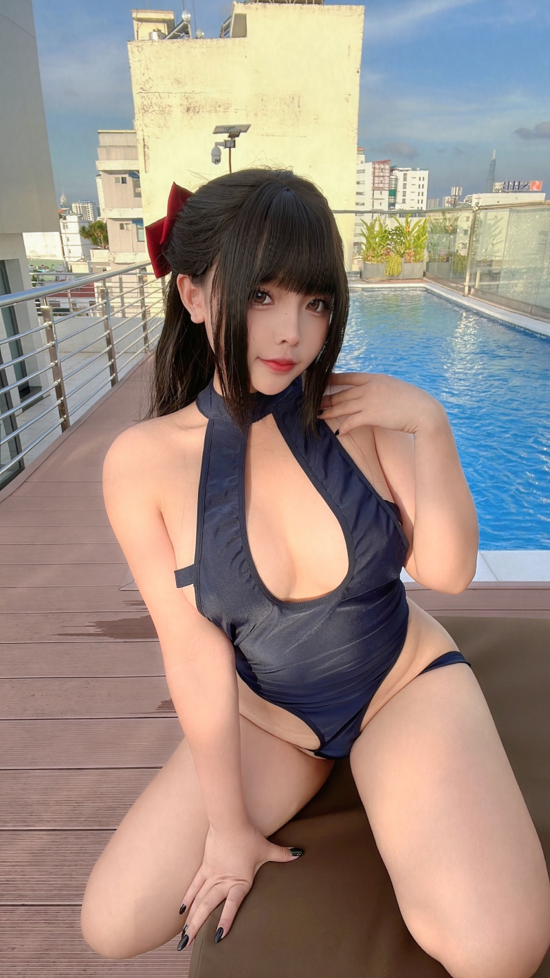 越南妹子@Sayo Momo Summer Swimsuit [64P8V-595MB]